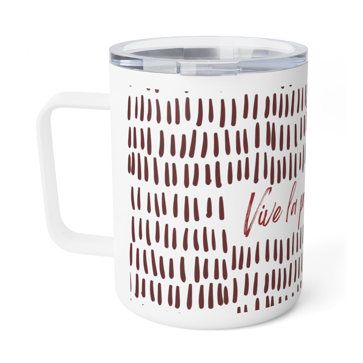 Vive la Procrastination Insulated Coffee Mug, 10oz| 0.3l