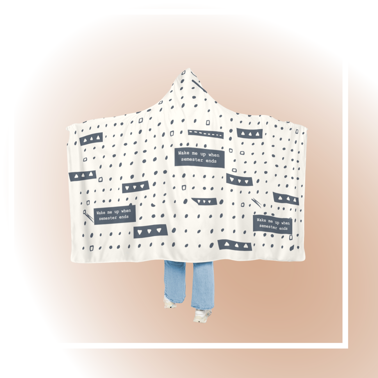 When Semester Ends Snuggle Blanket