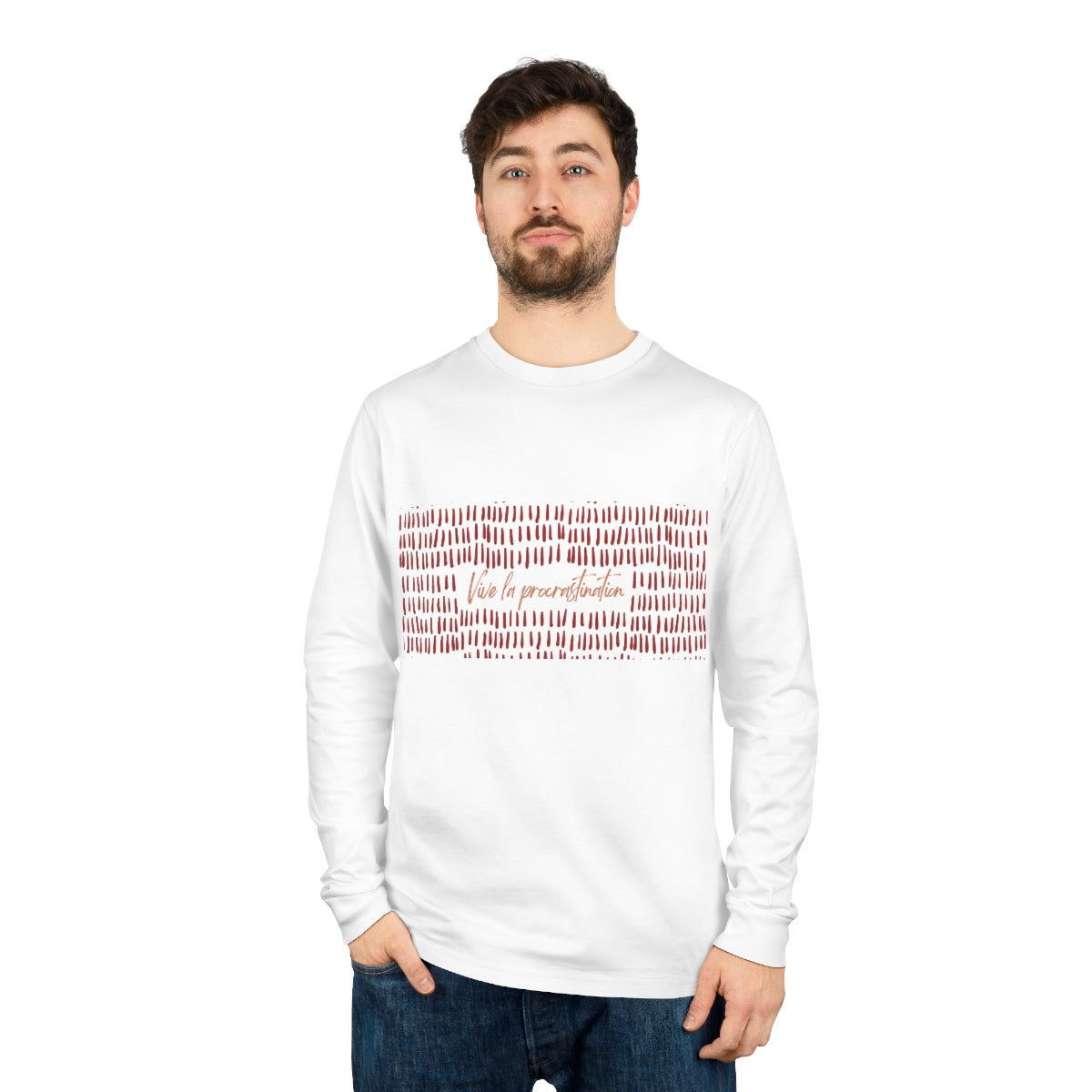 Procrastinator's Unisex Shifts Dry Organic Long Sleeve Tee