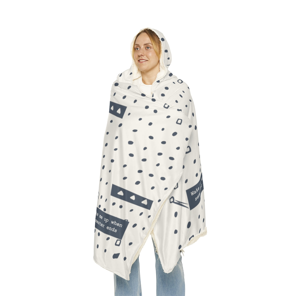 When Semester Ends Snuggle Blanket