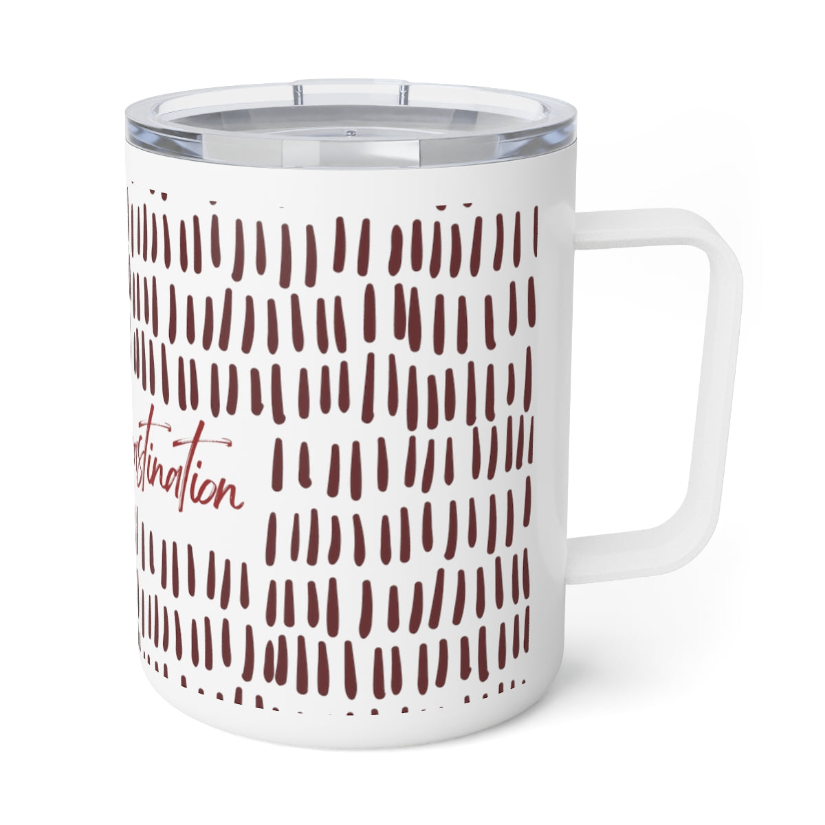 Vive la Procrastination Insulated Coffee Mug, 10oz| 0.3l