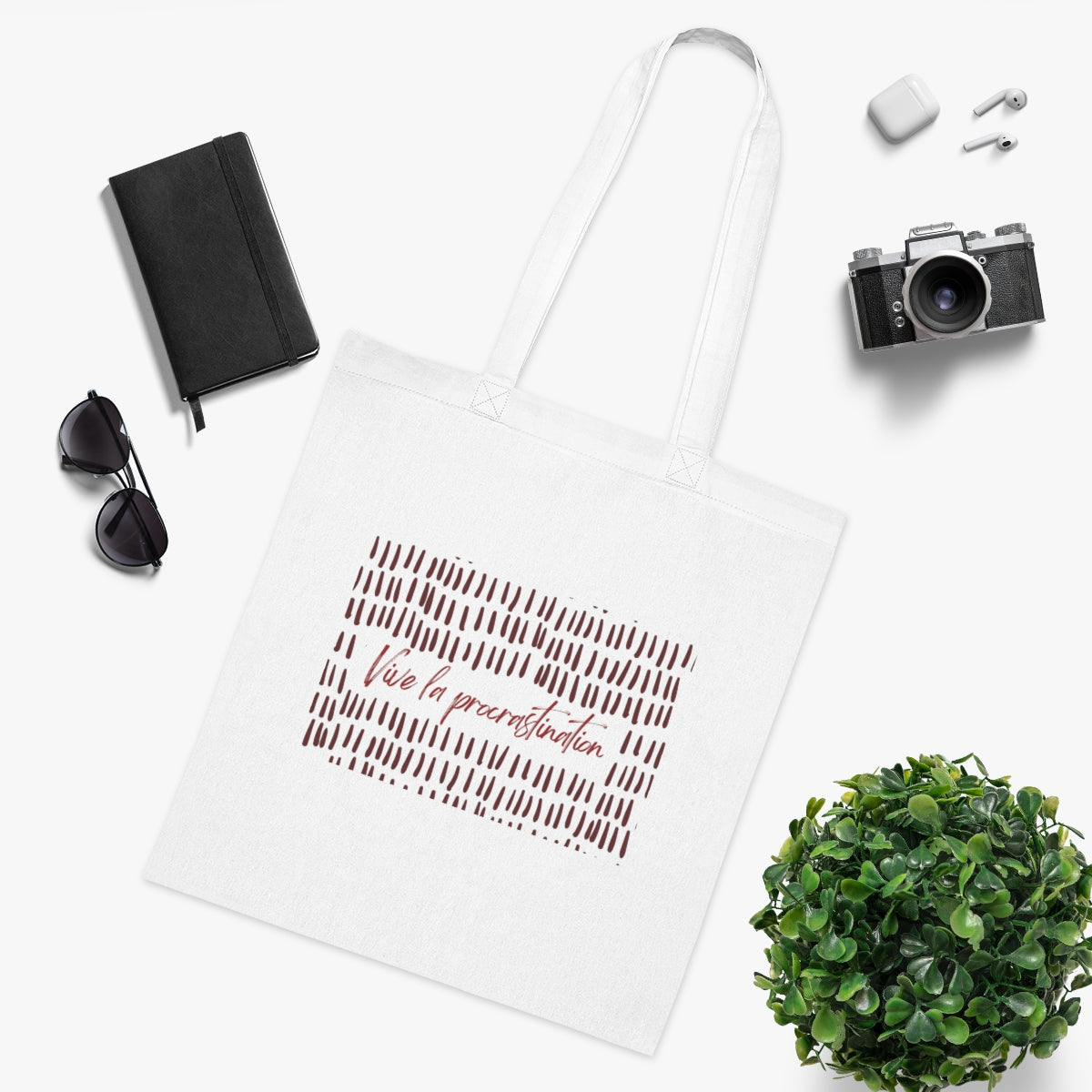 Vive la procrastination Cotton Tote