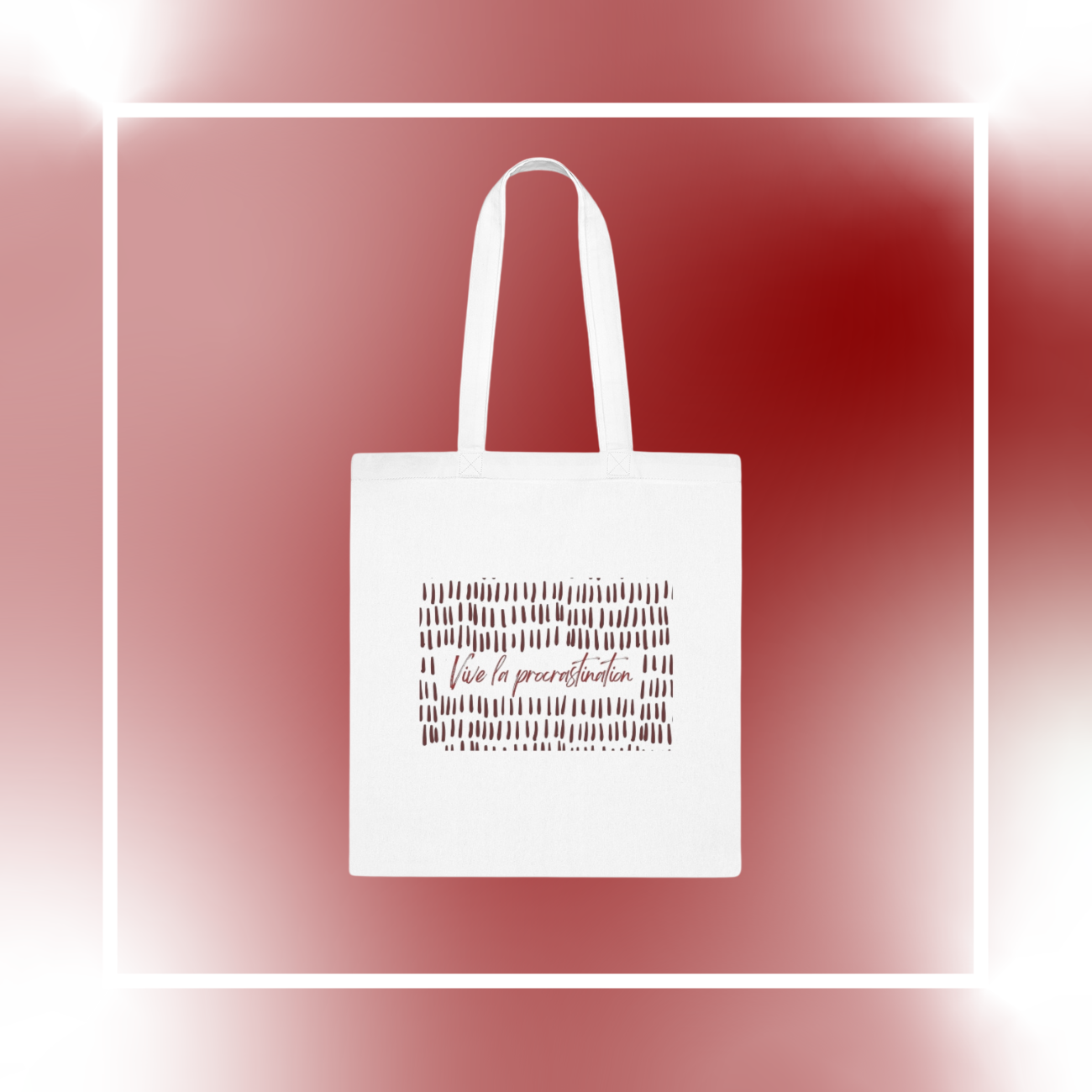 Vive la procrastination Cotton Tote